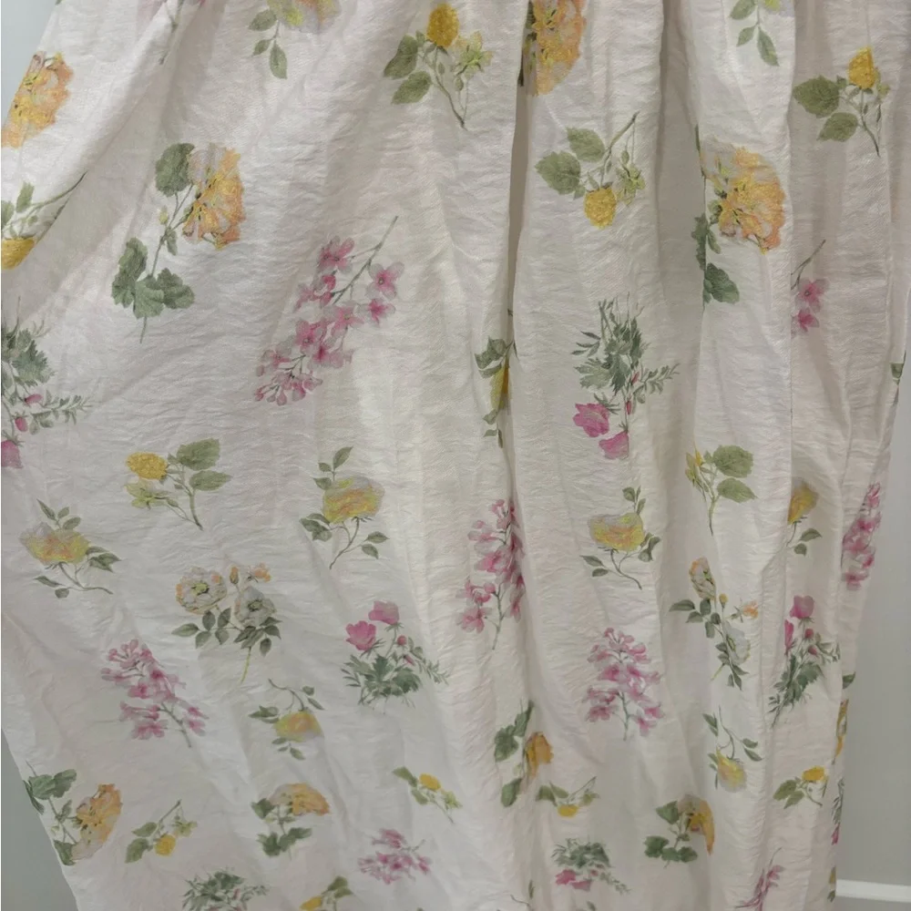 Petal and Pup Reverie Smocked Maxi Dress in Purple Ditzy Floral Size Medium - Picture 7 of 12